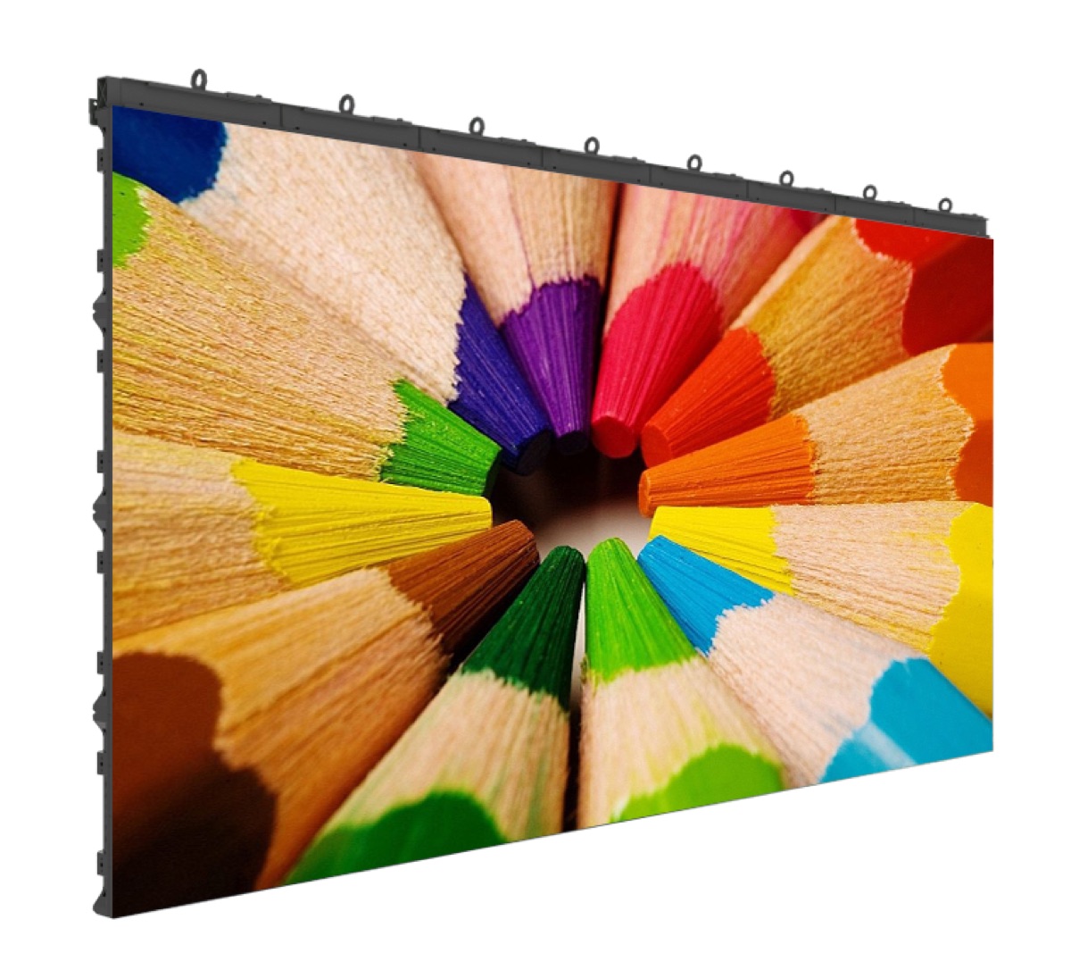 M Series LED display in a hanging configuration